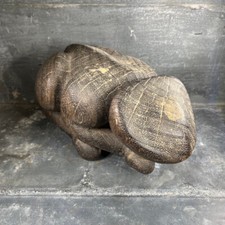 Énorme phallus Palad Khik Ancien en Bois de Cocotier, fin XIXe Curiosa