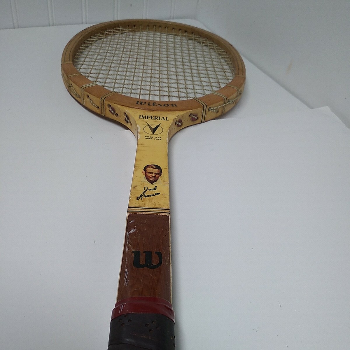 Raquette Wilson Jack Kramer Bois 4 5/8 - Ancienne Tennis USA