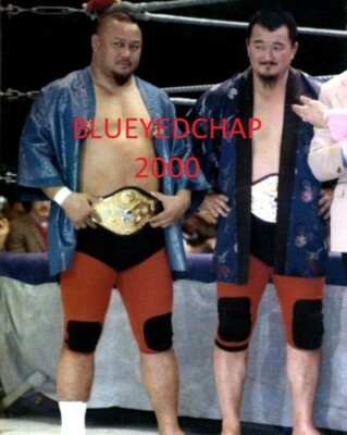 MR FUJI & PROFESSOR TANAKA WRESTLER 8 X 10 WRESTLING PHOTO WWWF