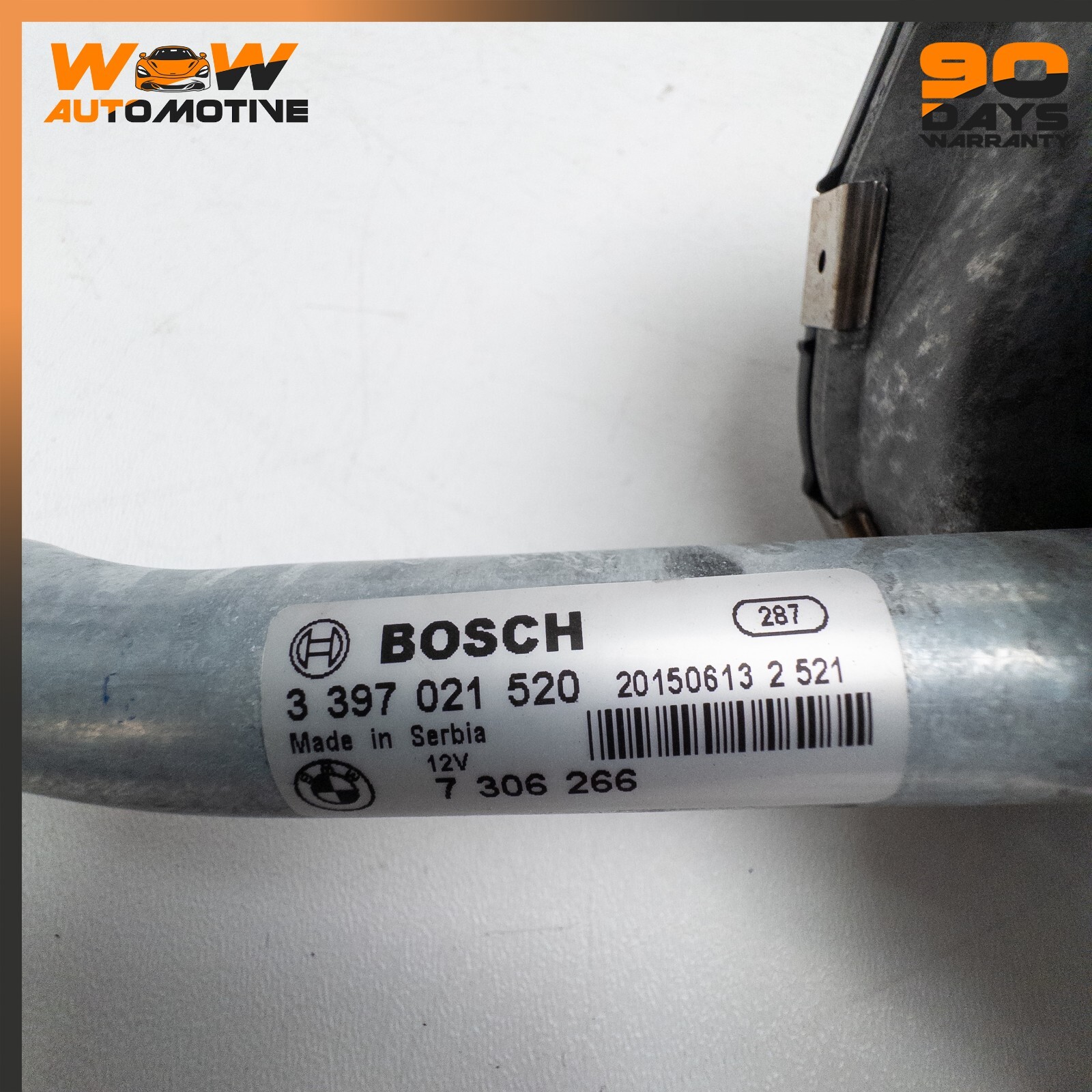 11-16 ROLLS-ROYCE  DAWN GHOST WINDSHIELD WIPER MOTOR TRANSMISSION 7306266 OEM