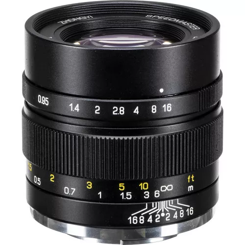 Zhongyi 35mm F0.95 Ultra Fast Lens for Canon EOS-M Fuji X Sony E Mount
