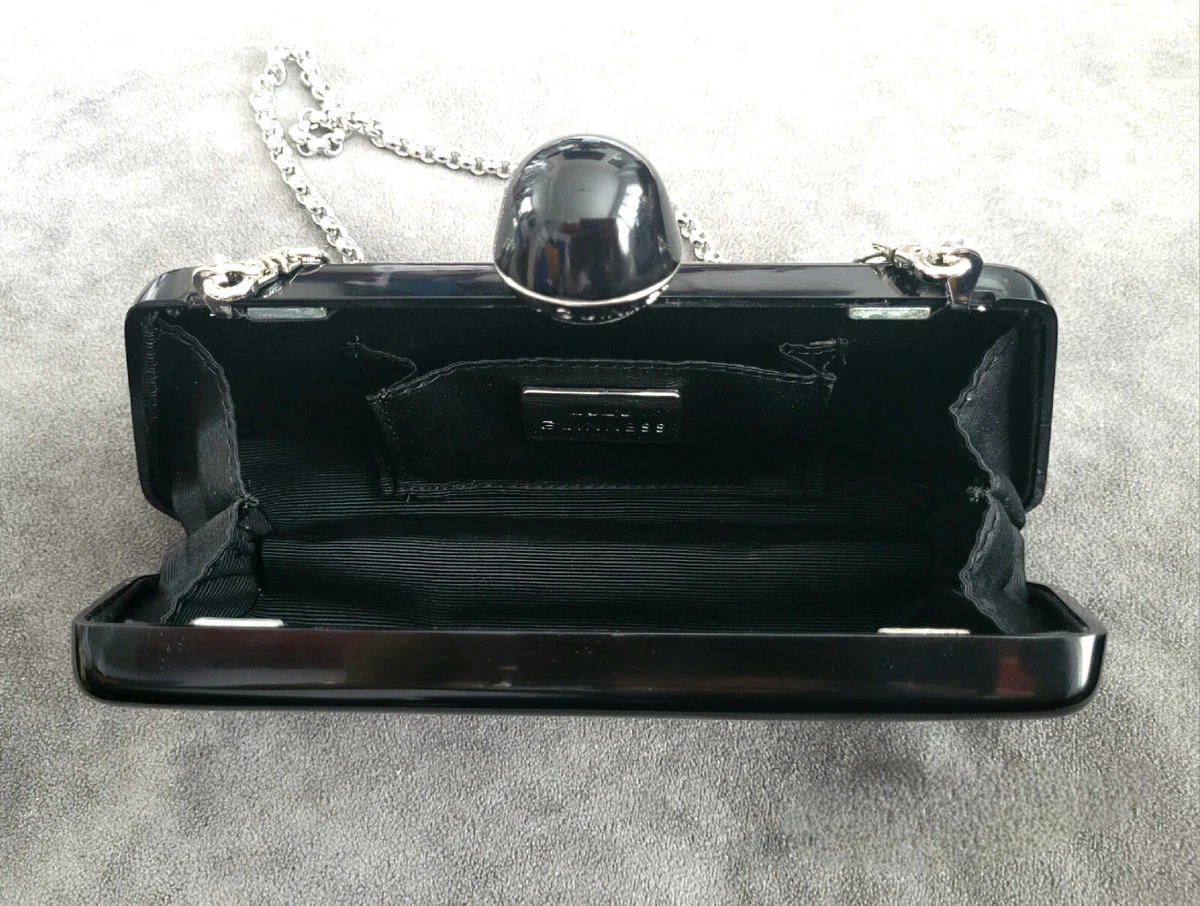 Black sales perspex bag