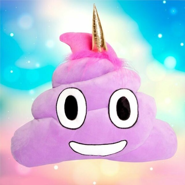 Plush Pillows Emoji Unicorn Poop Toy Doll Neat Soft Bed
