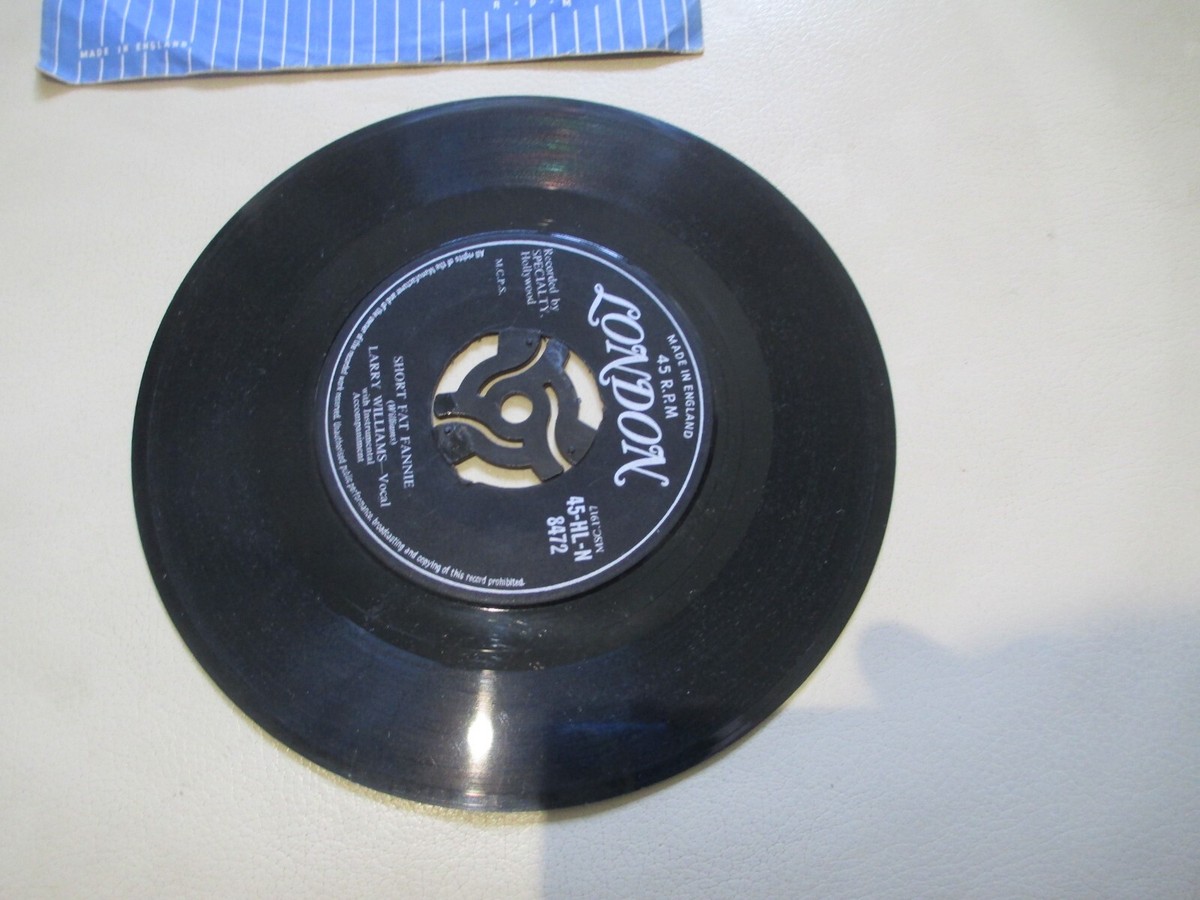 英7” Larry Williams Short Fat Fannie 45HLN8472 London Records /00080 LARRY WILLIAMS Short Fat Fannie 45 7
