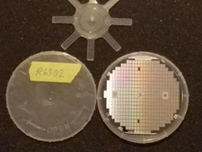 6502 CPU - Over 100 chips on a vintage 4 inch Silicon wafer