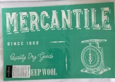 Chalk Couture Transfer Corner Market Collection Merchantile Size C (12x18) New