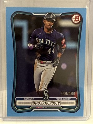 2026 Bowman Baseball #5 Julio Rodriguez Blue /150 Seattle Mariners