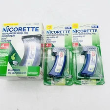 New Nicorette Mini Lozenges PeppermInt Flavor 4mg - 121 Ct Exp 01/2027