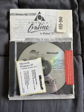 Genuine Microsoft Windows 95 CD ROM and Manual with Licence and Certificate Key