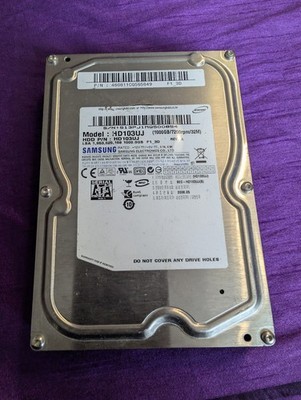 Samsung 1TB SATA Festplatte HD103UJ 7,2K RPM 3,5'' HDD, bitte Details lesen