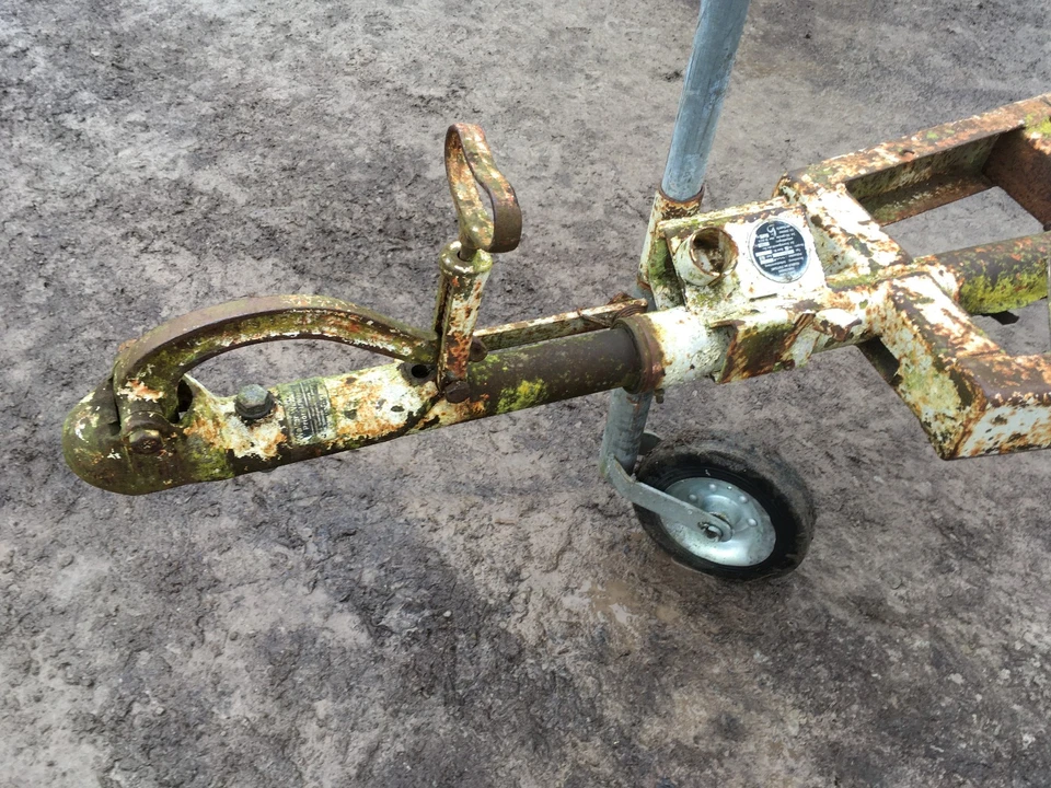 Pkw Anhänger Fahrgestell Rahmen Unterbau Oldtimer Kupplung Winterhoff Ernst Hahn - Bild 4 von 4