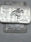 SECRETARIAT 1973 Triple Crown Winner, Horse Racing 1 Oz .999 Fine Silver Prf Bar