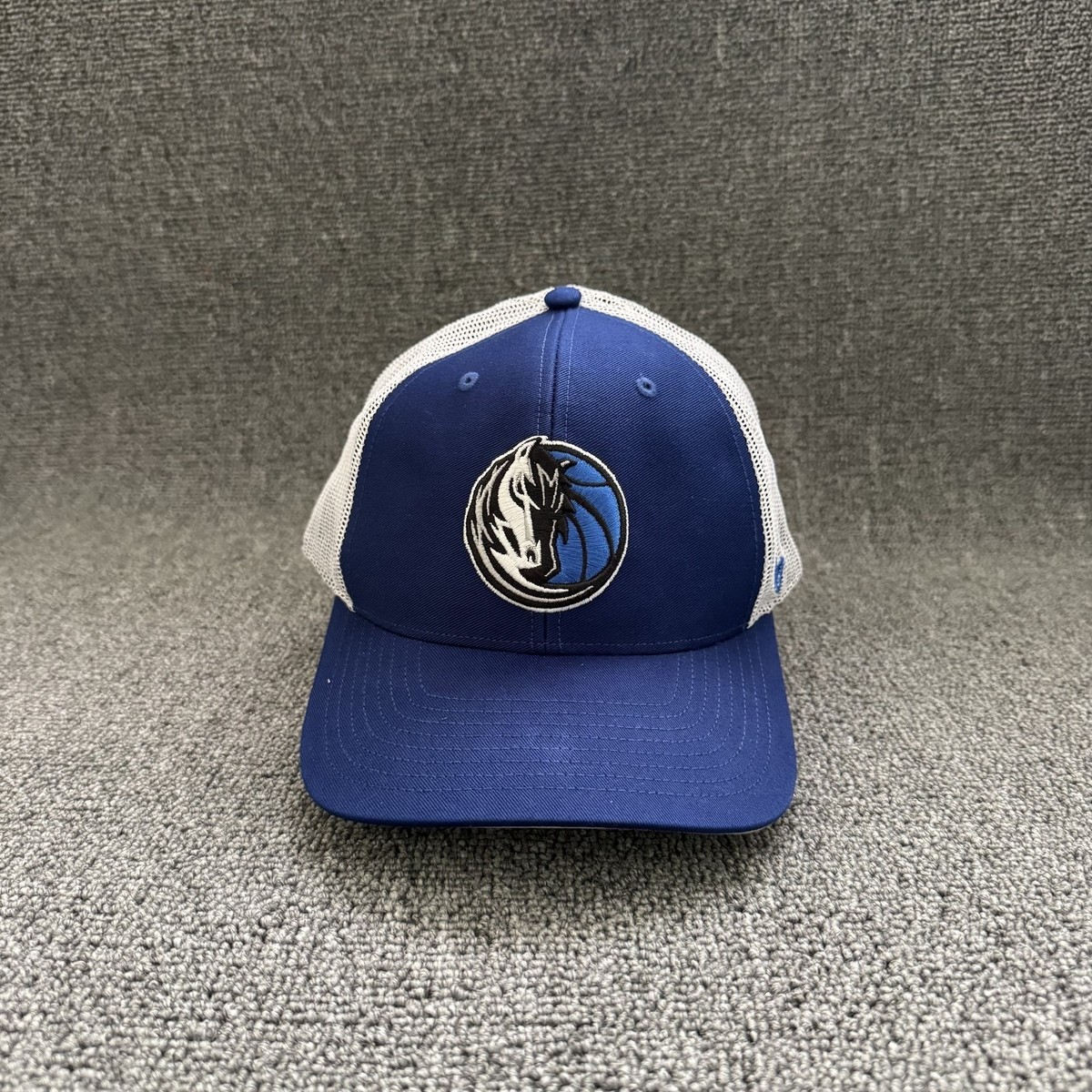 '47 Brand Dallas Mavericks Trucker Snapback Blue White Mesh Back One Size NBA