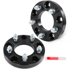 2pcs 1" Conversion Wheel Adapters For Ford Dodge Jeep 5x5.5 to 5x5 1/2"x20