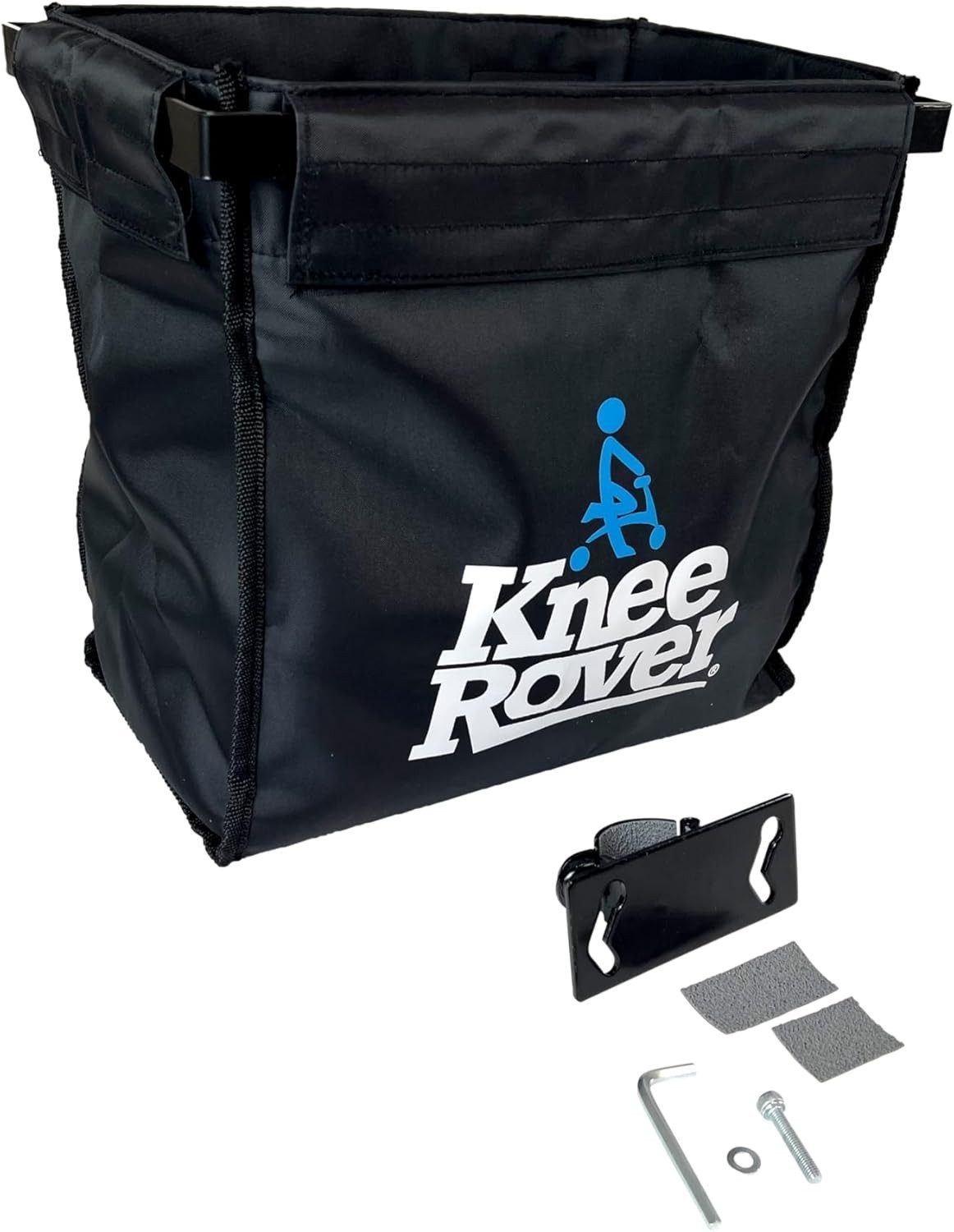 KneeRover Deluxe Knee Scooter Basket Accessory with Large Capacity - Knee Rover
