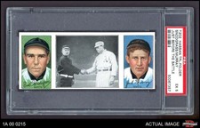 1912 T202 Hassan Red Murray / Fred Snodgrass Just Before The Battle  PSA 5 - EX
