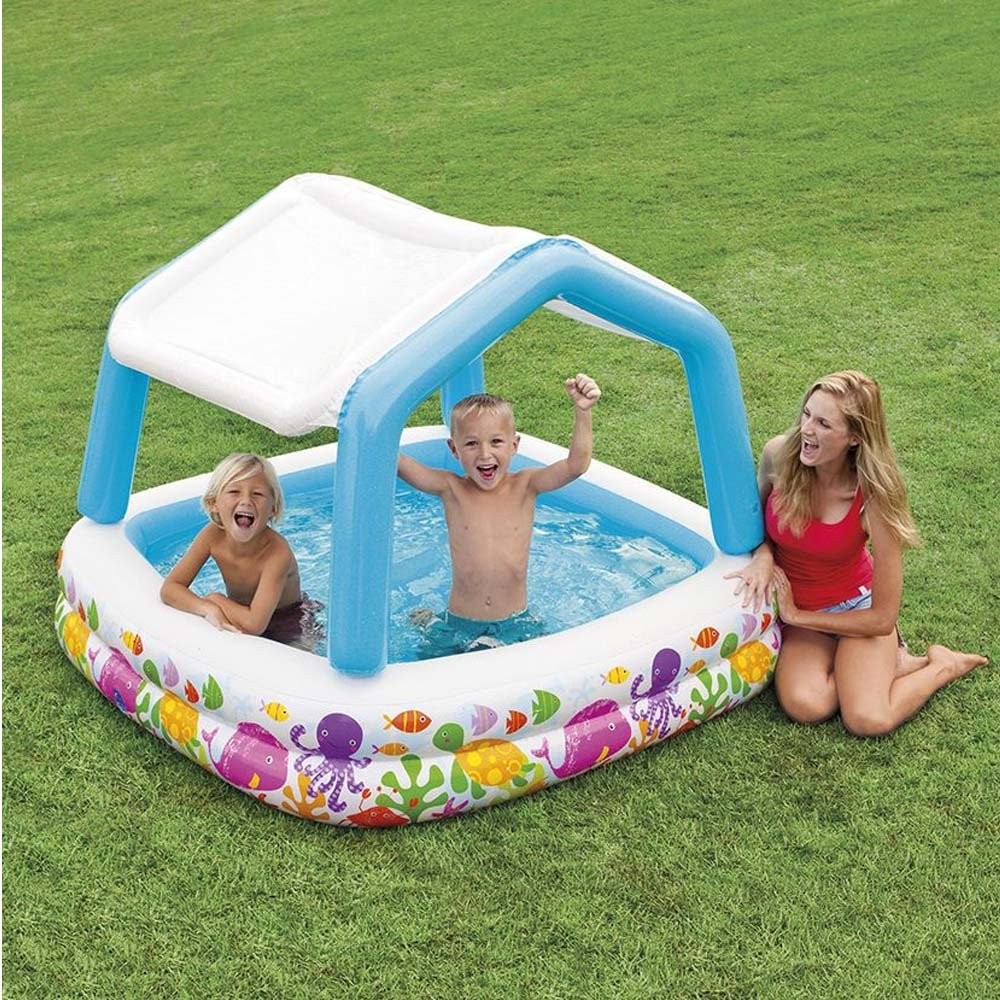 Piscina Inflable Fuera De Tierra Acuario Intex 57470 Niños Juegos Acuáticos