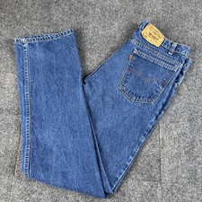 Vtg Levi's 517 Men's 36x34 Orange Tab Made in USA Denim Jeans