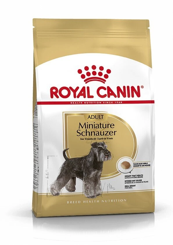 Royal Canin Miniature Schnauzer Dry Adult Dog Food - 7.5kg