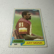 1981 Topps #194 Art Monk  Washington Redskins RC Rookie Football Card. rookie card picture