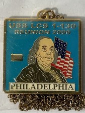 2009 USS LCS 1-130 Reunion Philadelphia Pendant Necklace New