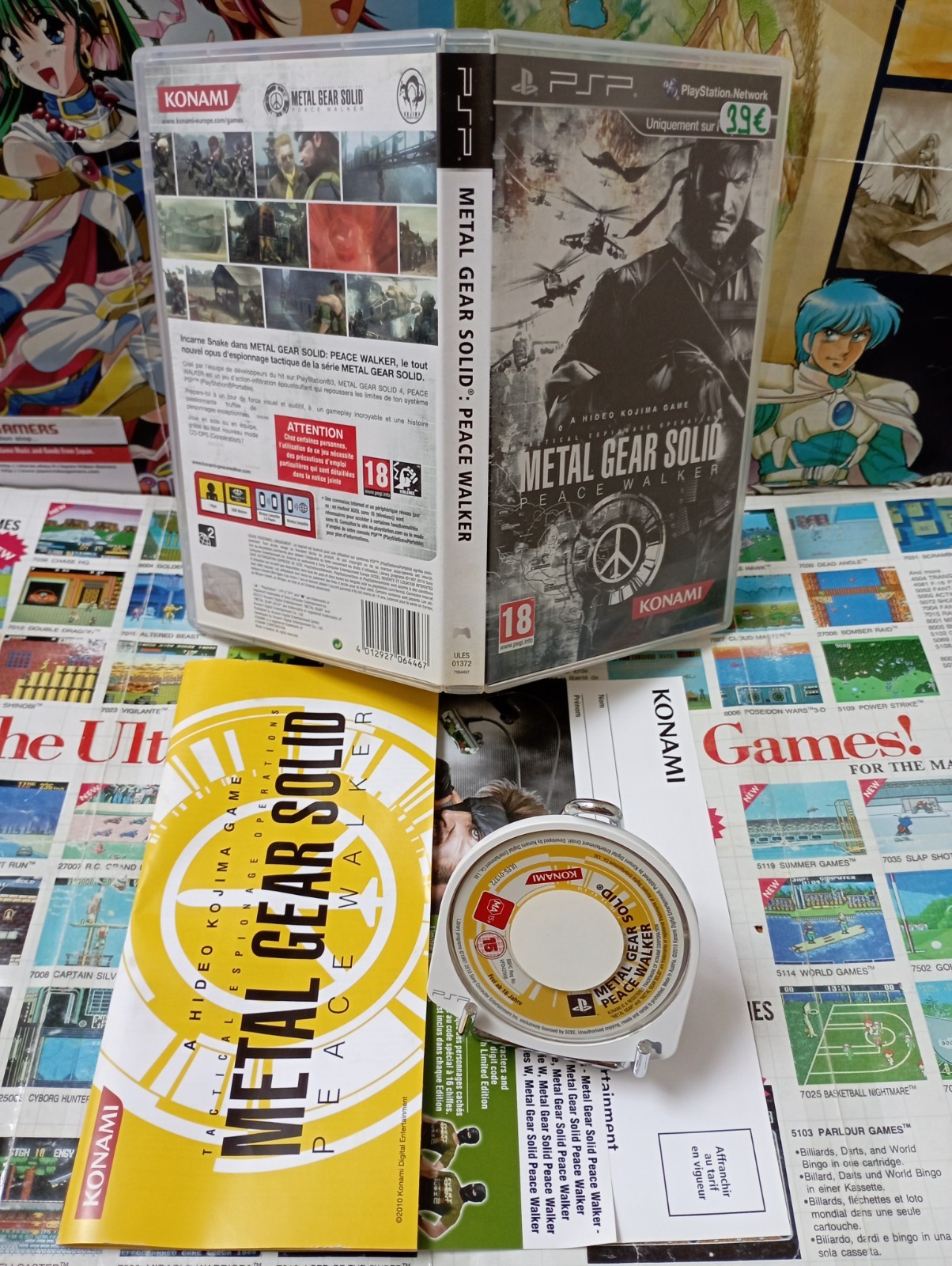 Sony PSP: Metal Gear Solid - Peace Walker [TOP KONAMI ✅ 1ERE EDITION] Fr