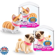 Pets Alive Booty Shakin' Pups Corgi and Pug by ZURU, Interactive Mini Dog T...
