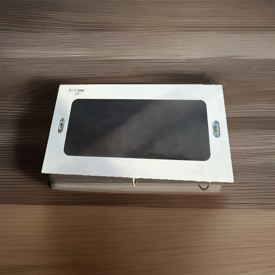 Chalkboard Sign with Decorative Hooks-Wall Hanging 10x 18 - Image 2 of 2