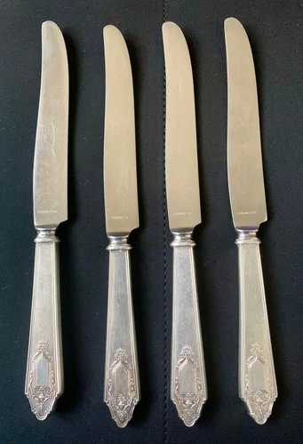Granado by Lunt Sterling Silver Dinner 9” Knives ~ Set of 4 - Scrap/Use