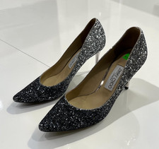 Jimmy Choo Corse Glitter Pointed Toe Heels Gradient 37 US 6.5 Charity OVER