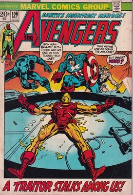 The Avengers #106 (Marvel Comics December 1972)
