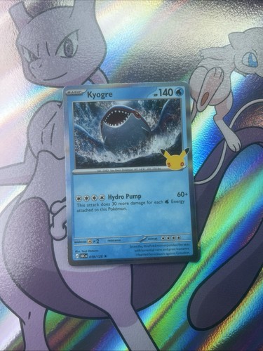 Kyogre 019/128 Me: 30th Pokemon 30th Anniversary Celebration Holo