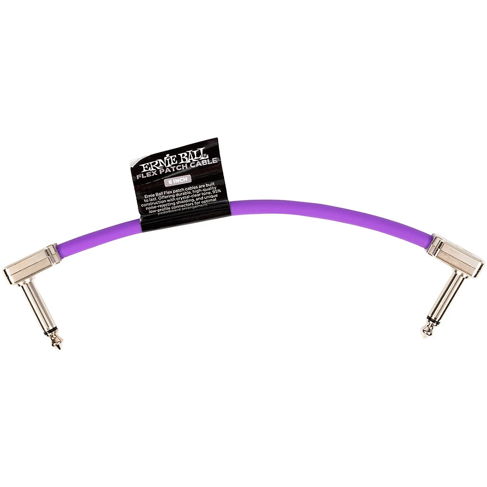 Ernie Ball Flex Patch Cable 6 in Purple 2690₽