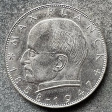 2 Mark 1971 J BRD Max Planck KM#116 K030526A