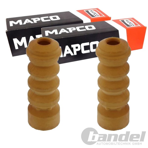 2X Mapco Anschlagpuffer Federung Hinten Beidseitig Passend FüR VW Polo-image