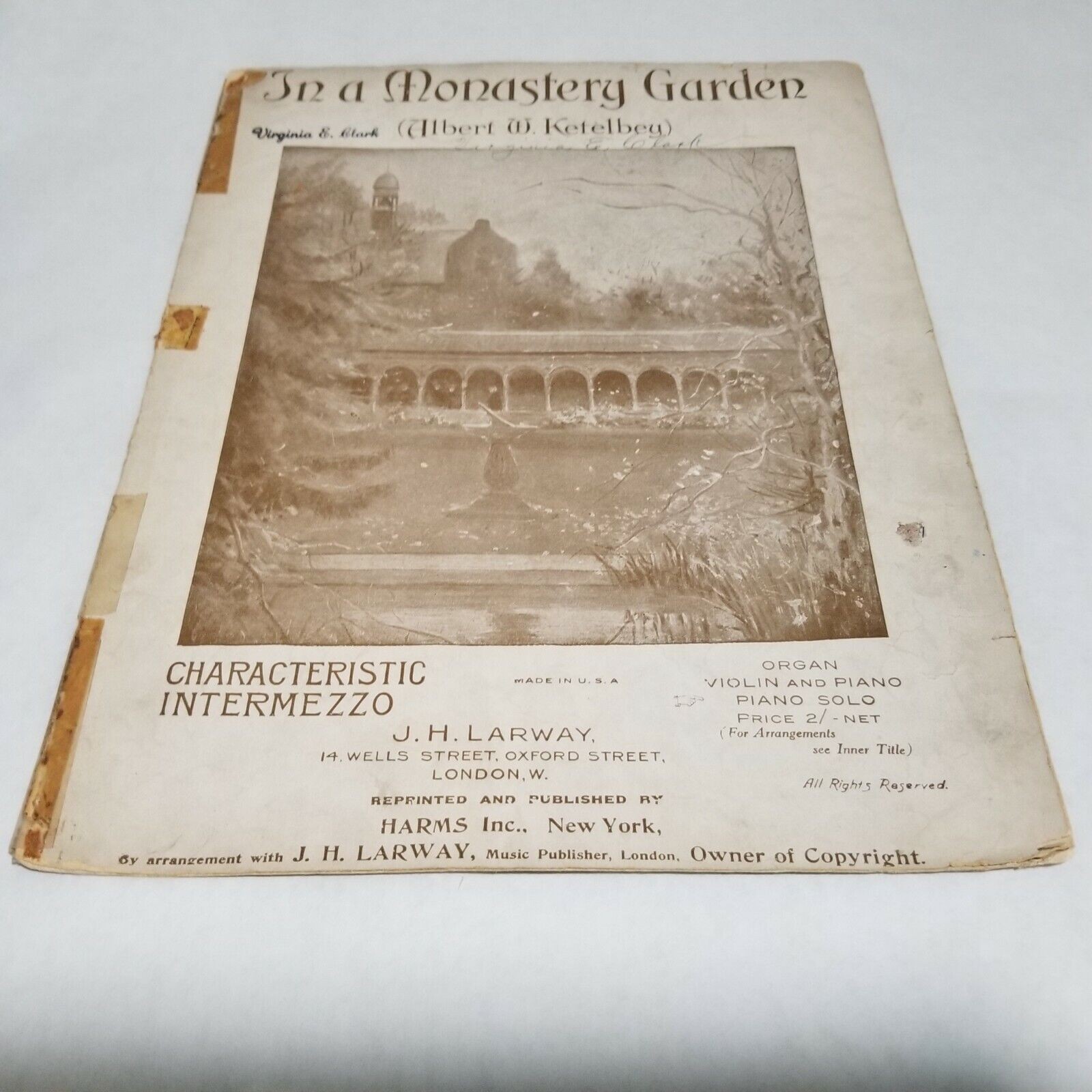In a Monastery Garden by Albert W. Ketelberg Sheet Music