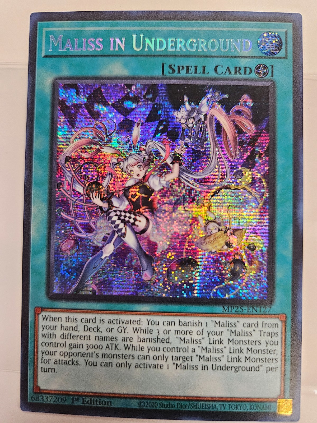 Maliss in Underground MP25-EN127 YuGiOh 2025 Mega Pack Tin trading card — raw and PSA graded price guide