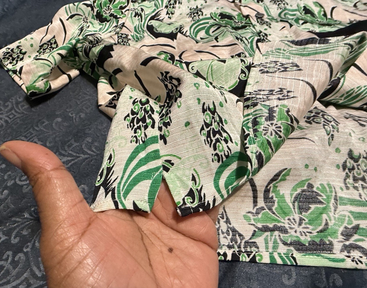 Veronica Beard Cropped Button Down Silk Floral Pr… - image 8