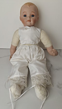 Vintage Porcelain Doll Paul Alberon 1987 15.5" Heather Design Boy T170