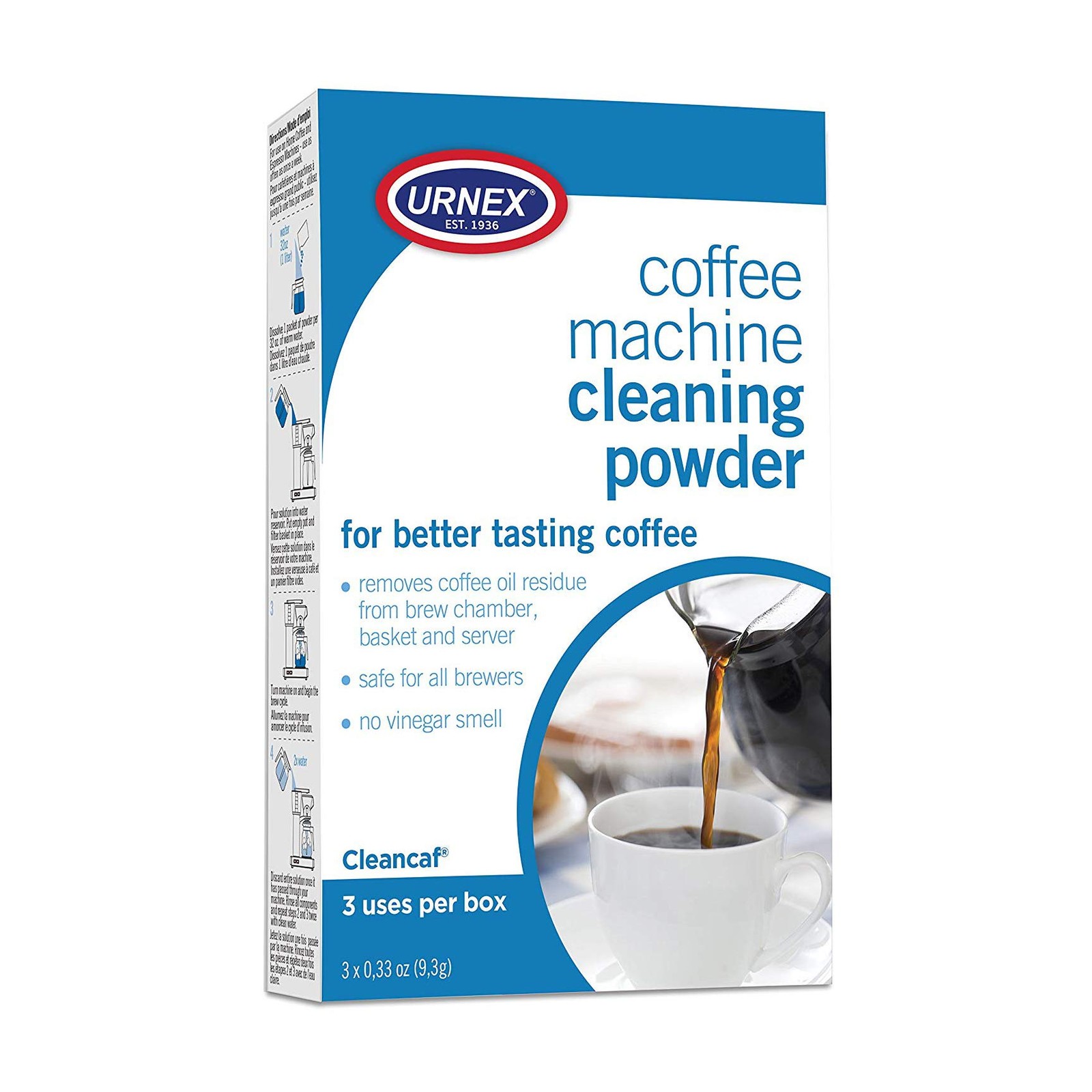 And Espresso Machine Cleaner 3 Packets, Multicolor