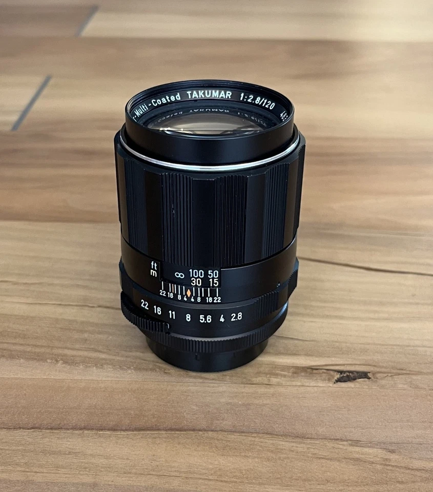 Asahi PENTAX SMC Takumar 120mm f2,8 M42 Offenblendmessung sehr selten - Bild 3 von 4