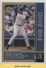 2000 Upper Deck Subway Series David Justice #NY7 READ h3a