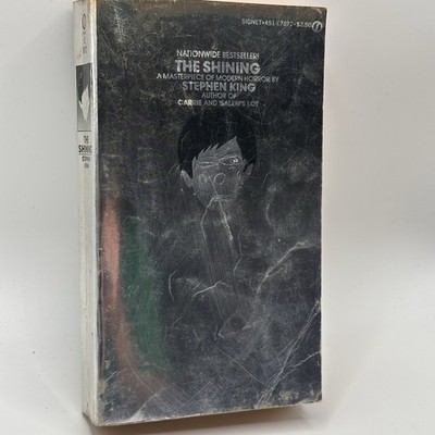 Stephen King The Shining First Signet Printing 1978 Silver Metallic Cover PB