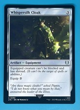 Whispersilk Cloak Commander: the Lord of the Rings