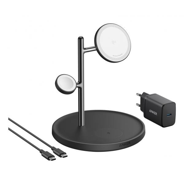 Anker MagGo Universale Nero USB Carica wireless Ricarica rapida Interno (Anker M