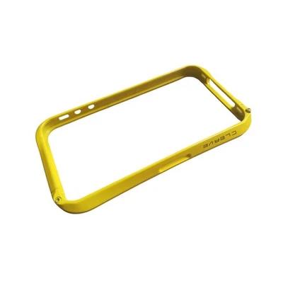 BUMPER DEFF METAL CLEAVE ALUMINIUM POUR APPLE IPHONE 4 ET 4S JAUNE - Photo 1/2