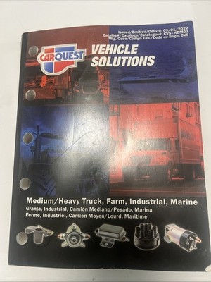 CarQuest Vehicle Solutions, Catalog CVS-HDM22, 