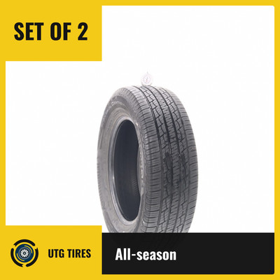 Set of (2) Used 215/65R16 Continental ControlContact Tour A/S Plus 98H - 7.5/32