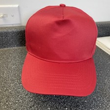Vintage Trucker Hat Cap Snapback Blank NWOT Red Kati Headwear Sports Cap OSFA