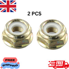 2Pcs Left Hand Thread Blade Nut For Strimmer Brush Cutter Trimmer M10x1.25.